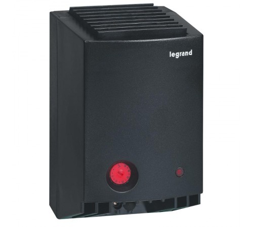 Электрический нагреватель - 230 В~ - класс II - 350 Вт - 7.5 A - термостат 0-60 С° с подсветкой - расход 35 м3/ч  034806  Legrand