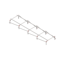 Опорная конструкция для установки оборудования TECHNORAPTOR 1200х5000 тип 2 HD  KM-TR-SSEI-1200-5000-2 HD  КМ - профиль