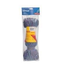 Шнур вязанно-плетенный ПП 8 мм хозяйств., цветной, 20 м  139953  Tech-KREP