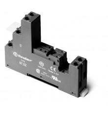 Розетка с винтовыми клеммами (с зажимной клетью) для реле 46.52; применяются модули 86.30, 99.02;  97020SPA  Finder