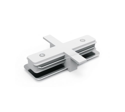 Коннектор для встраиваемого шинопровода осветительного прямой (I) белый  TR132  Gauss