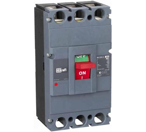 Силовой авт. выкл. 3P 250А c Ir=200А-250А 70кА ВА-334 af  21139DEK  DEKraft