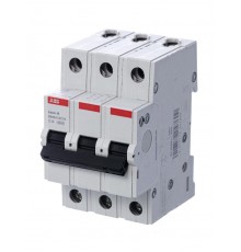 Выключатель автоматический трехполюсный BMS413C16 16А C 4,5кА (BMS413C16)  2CDS643041R0164  ABB