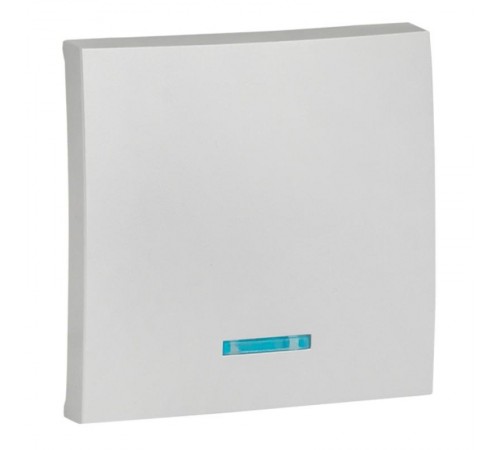 Валенсия лицевая панель выключателя 1-кл. с индикатором 10А сталь EKF PROxima   ESV10-L-121-30   EKF