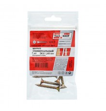 Саморез ШУж 6,0х40 пот. гол. (7 шт) - пакет ( 0,035 кг)  102517  Tech-KREP