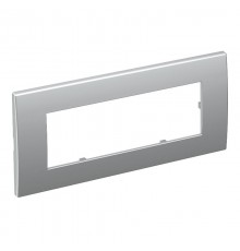 Рамка тройная Modul45 (универс.,84x185 мм,серебристый) (AR45-F3 AL)  6119376  OBO Bettermann