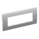 Рамка тройная Modul45 (универс.,84x185 мм,серебристый) (AR45-F3 AL)  6119376  OBO Bettermann