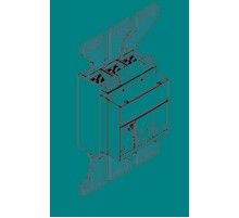 Комплект силовых выводов стационарного выключателя ES E1.2 F 4шт  1SDA073980R1  ABB