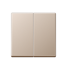 Центральная плата 2 группы стандарт; дуропласт; шампань  A1702CH  Jung