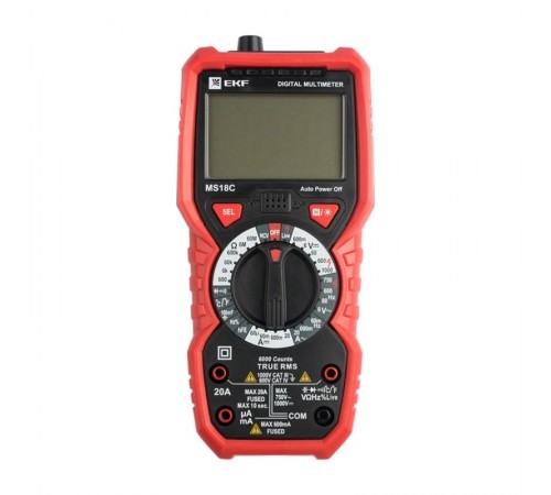 Мультиметр цифровой MS18C EKF ExpertIn-180701-pm18CEKF