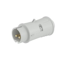 Вилка кабельная 40-50 Вольт, 16 Амп, 40-50 В/50-60 Гц, IP44, 2 полюса  DIS2301601  DKC