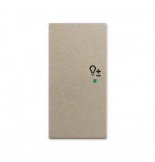 SRD-2-L-93 Клавиша двойная левая free@home, светорегулятор, Basic 55, цвет шампань  6220-0-0661   2CKA006220A0661  ABB