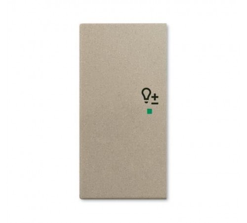 SRD-2-L-93 Клавиша двойная левая free@home, светорегулятор, Basic 55, цвет шампань  6220-0-0661   2CKA006220A0661  ABB