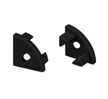 Заглушка SL-KANT-H11 BLACK c отверстием (Arlight, Пластик)  044090  Arlight