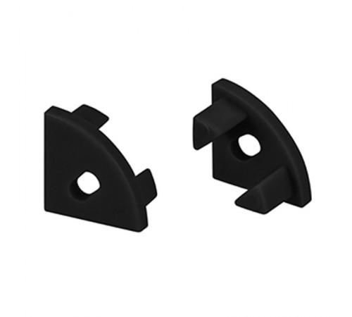 Заглушка SL-KANT-H11 BLACK c отверстием (Arlight, Пластик)  044090  Arlight