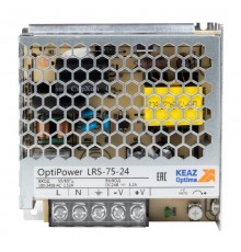 Блок питания панельный OptiPower LRS 75-24 3.5A  328877  КЭАЗ