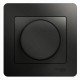 Glossa Антрацит Светорегулятор (диммер) поворотный, 300Вт (в сборе)  GSL000734  SE