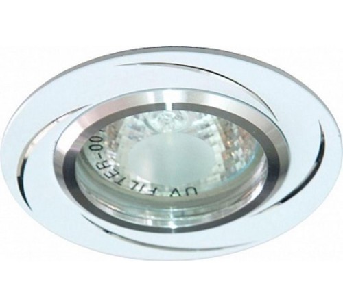 Светильник точечный встраиваемый под лампу GS-M362W MR16 50W G5.3 белый  28345  FERON