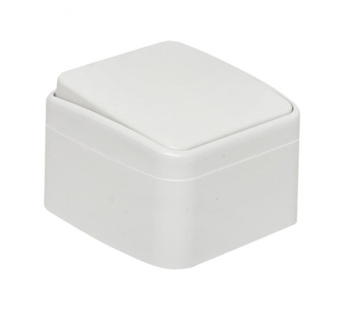 Минск Выключатель 1-клавишный ОП 10А белый  EKF Basic  EGV10-021-10  EKF