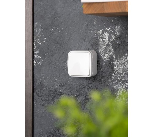 Минск Выключатель 1-клавишный ОП 10А белый  EKF Basic  EGV10-021-10  EKF