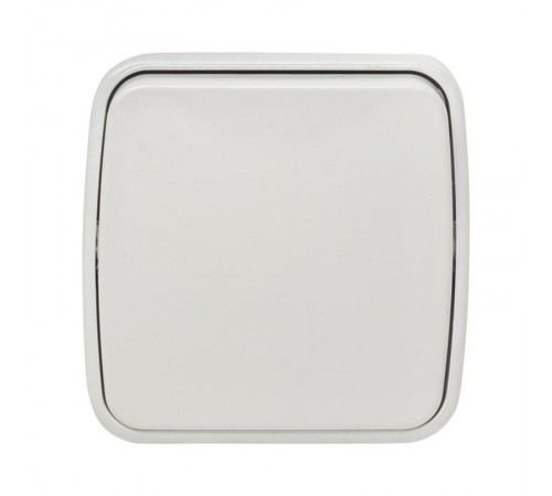 Минск Выключатель 1-клавишный ОП 10А белый  EKF Basic  EGV10-021-10  EKF