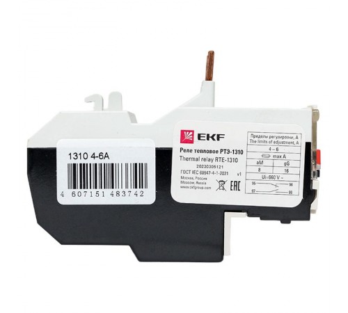 Реле тепловое РТЭ-1310 4-6А EKF PROxima  rel-1310-4-6  EKF