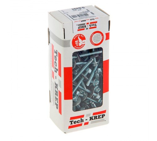 Саморез КР ZP св. 5,5х51 (60 шт) - коробка с окном ( 0,593 кг)  124629  Tech-KREP