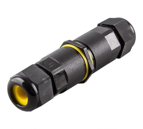 Соединитель-коннектор для проводов двухконтактный, водонепроницаемый, LD518  49186  STEKKER