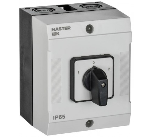 Переключатель кулачковый в боксе стандартная рукоятка 10А схема 53  MI-CS20-010-053  IEK