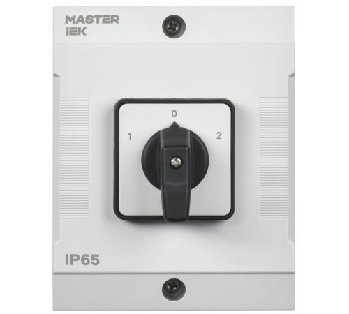 Переключатель кулачковый в боксе стандартная рукоятка 10А схема 53  MI-CS20-010-053  IEK