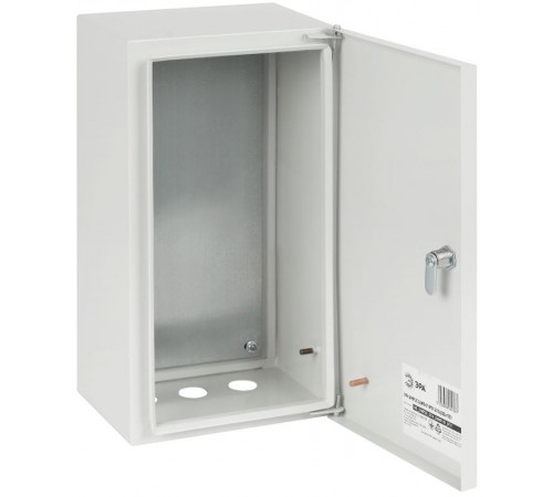  Щит с монтажной панелью металлический ЩМП-01 IP31 (410х220х165) SIMPLE  Б0041652  ЭРА