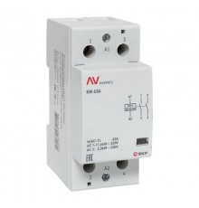 Контактор модульный КМ 63А 2NО 230VAC (2 мод.) AVERES  km-av-2-63-20-230V  EKF