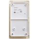 Glossa Бежевый Блок: Розетка и 2-кл. Выключатель  GSL000273  SE