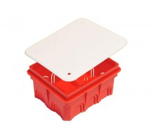 Коробка распределительная с/у 120х100Х60 (ниша)  д/сплош стен, внутр разм 112x92x58,5 мм с крышкой IP20  КР1102-И  HEGEL