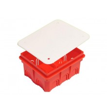 Коробка распределительная с/у 120х100Х60 (ниша)  д/сплош стен, внутр разм 112x92x58,5 мм с крышкой IP20  КР1102-И  HEGEL