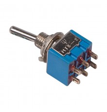 Тумблер 250V 3А (6c) ON-ON двухполюсный Micro  36-4020  REXANT