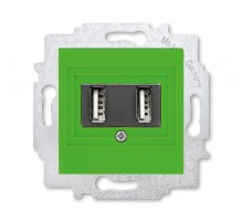 ABB Levit Зелёный USB зарядка 2-ая  5014H-A00040 67W  2CHH290040A6067  ABB