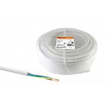 Провод ПВС 3х2,5 ГОСТ (100м), белый  SQ0118-0040  TDM