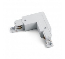 Коннектор для трехфазного шинопровода PRO-0435 угловой левый (внешний) белый 91290  41080  FERON