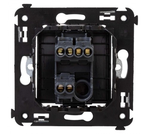 Переключатель одноклавишный в стену, "Avanti", "Черный матовый"  4412113  DKC