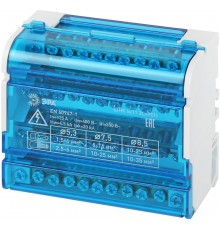 Аксессуары для клемм NO-224-16 ЭРА Шины на DIN-рейку в корпусе (кросс-модуль) ШНК 4х11 3L+PEN  Б0043934  ЭРА