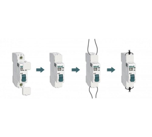 Заглушка клеммная пломбируемая для ВА-101 новая  18107DEK  DEKraft