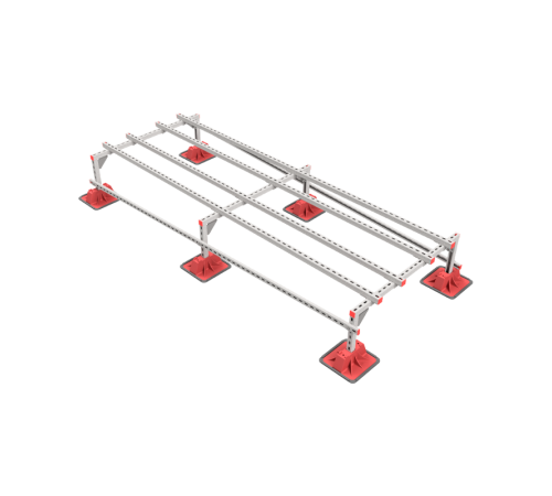 Опорная конструкция для установки оборудования TECHNORAPTOR LIGHTFOOT 1200х3000 тип 2  KM-TR-LTF-SSEI-1200-3000-2  КМ - профиль