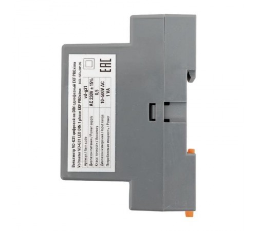 Вольтметр VM-DG31 цифровой на DIN однофазный  vd-g31  EKF