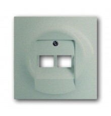 Плата центральная (накладка) для 2-постовой телекоммуникационной розетки , серия impuls, цвет шампань-металлик  1753-0-9038   2CKA001753A9038  ABB