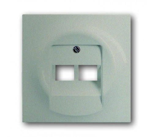 Плата центральная (накладка) для 2-постовой телекоммуникационной розетки , серия impuls, цвет шампань-металлик  1753-0-9038   2CKA001753A9038  ABB