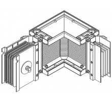 Секц. угл. прав. н/уг. 800А Al 3L+N+PER НК IP55 тран. IEK  LB-0800A4-25-F-LRG  IEK