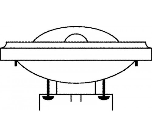 Лампа галогенная с отражателем d111мм Al G53 4° 35Вт 6В 41830 SSP 35W 6V G53 FS1  4050300011141  Osram