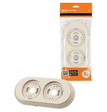 Рамка 2-х постовая сл. кость "Виви"   SQ1820-1390  TDM