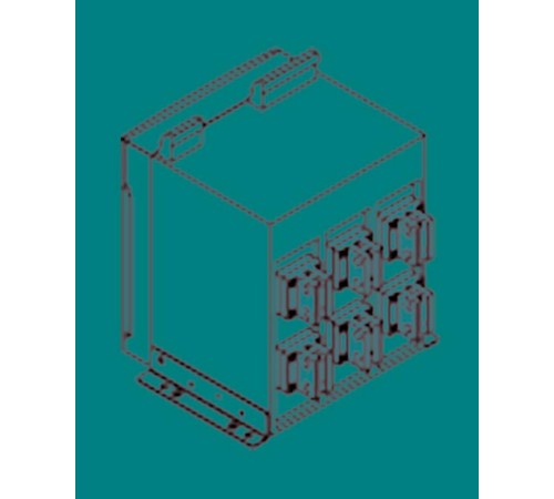 Комплект силовых выводов VR/HR E6.2 Iu=5000 3шт  1SDA074033R1  ABB